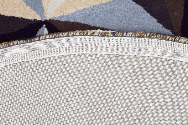 Matrix Pure Wool 900 Blue Round Rug