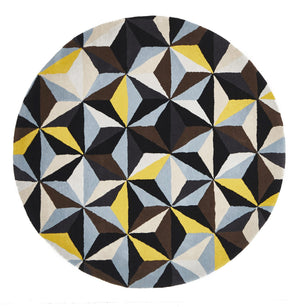 Matrix Pure Wool 900 Blue Round Rug