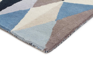 Matrix Pure Wool 901 Turquoise Runner Rug
