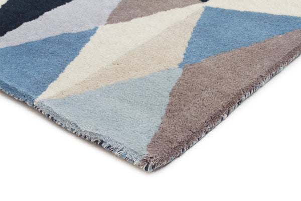 Matrix Pure Wool 901 Turquoise Runner Rug