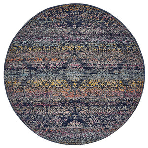 Museum Nelly Multi Coloured Round Rug
