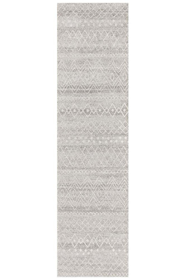 Oasis Nadia Grey Rustic Tribal Rug